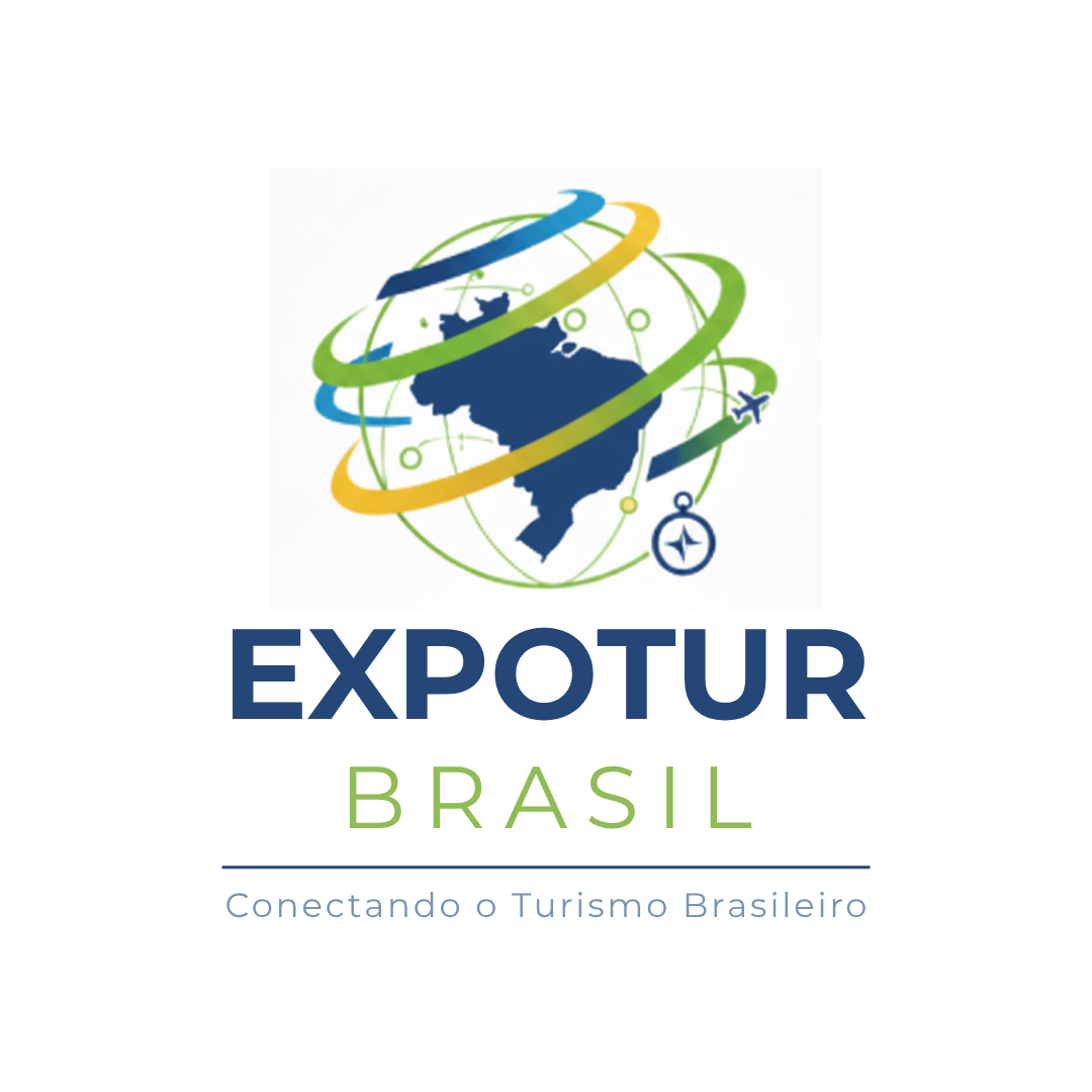 Logo da Expotur Brasil - Conectando o Turismo Brasileiro